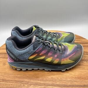 Merrell Antora 2 Shoes Womens 8.5 Rainbow Trail Running Hiking Vibram Sneakers
